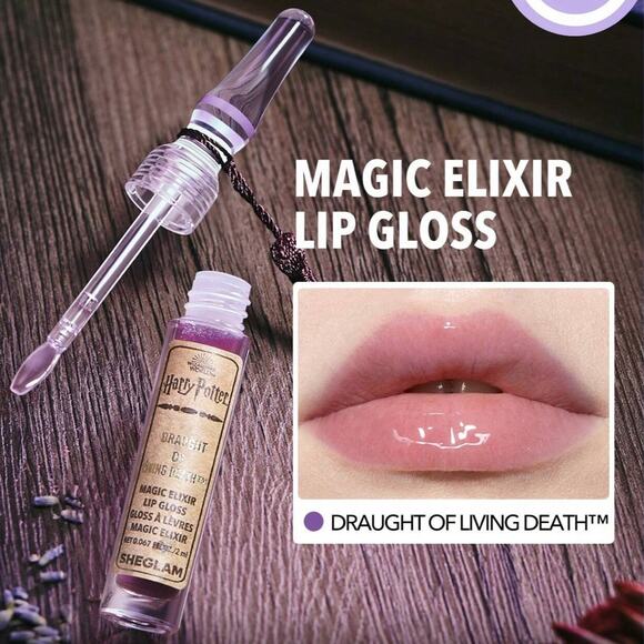 Harry Potter Magic Elixir Lip Gloss Draught of Living Death Sheglam - Picture 7 of 7